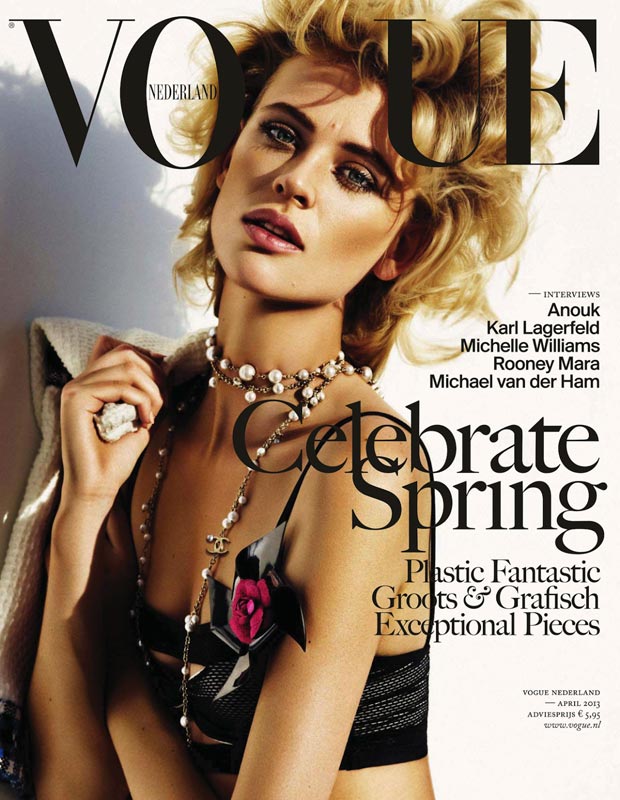 Milou van Groesen covers Vogue Netherlands April 2013