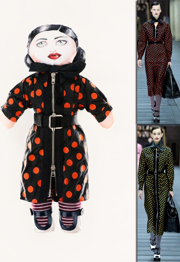 Miu Miu doll for Unicef inspired by catwalk collection