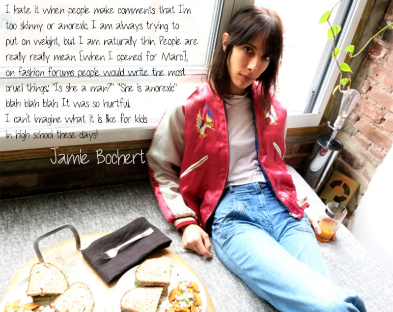models about eating and anorexia Jamie Bochert