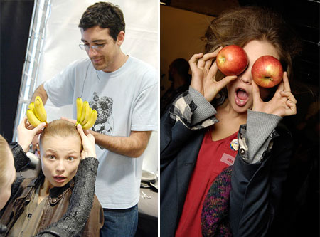 Models Go Bananas Crazy Backstage Photos With Models