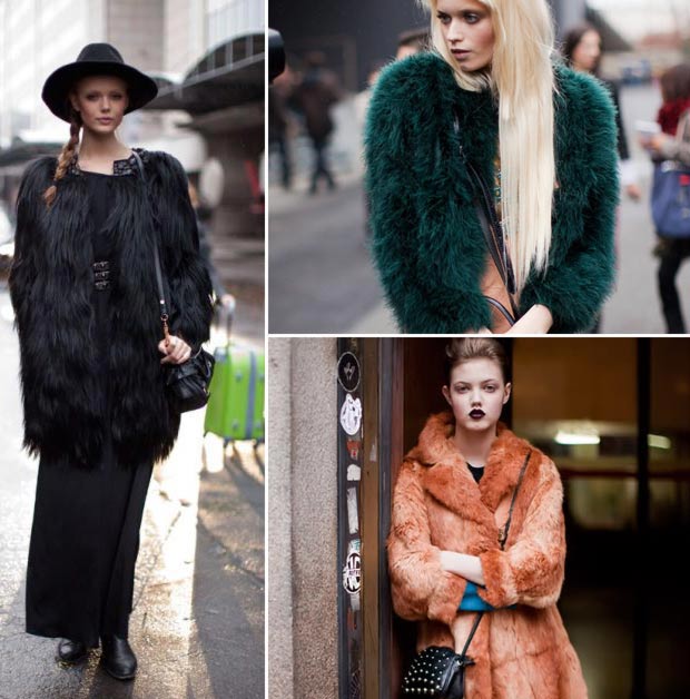 models off duty winter looks fur coats