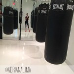 models workout Adriana Lima kickboxing