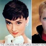 most famous pixie haircuts Audrey Hepburn Mia Farrow