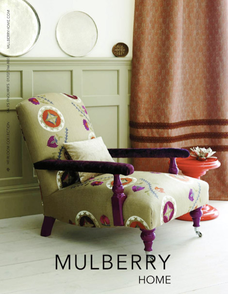 Mulberry And Christian Lacroix Into Home Decoration