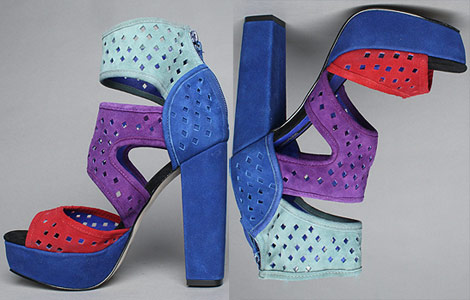 Multi Colored platform sandals Senso Diffusion