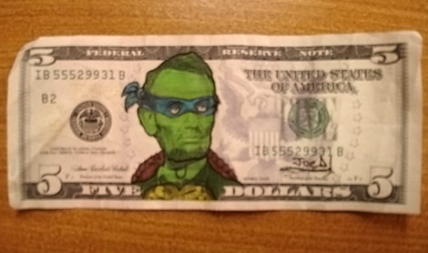 Easy Mutant Money The Five Dollars Bill Gets A Makeover