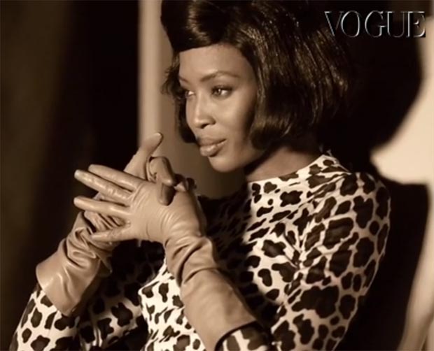 Naomi Campbell Vogue Italy by Steven Meisel