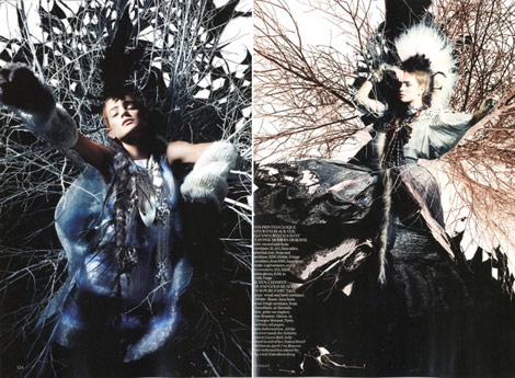 Natalia Vodianova Vogue UK February 10
