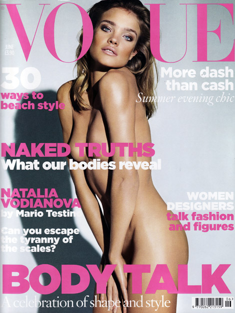 Natalia Vodianova Vogue UK June 2009 cover
