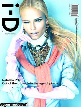 Natasha Poly I D Magazine October 2008 cover