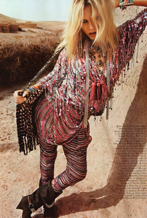 Natasha Poly Does Vogue Paris April 2010