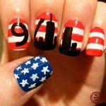 national flag 9 11 manicure