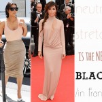 neutral stretch is the new black Kim Kardashian Eva Longoria