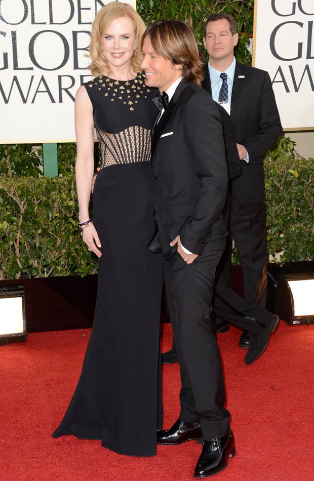 Nicole Kidman husband Keith Urban 2013 Golden Globes