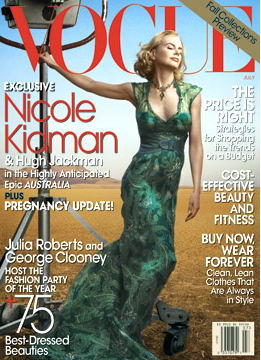 Nicole Kidman US Vogue July 2008 Cover