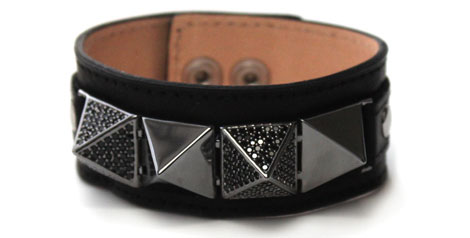 Noir Jewelry black bracelet punk