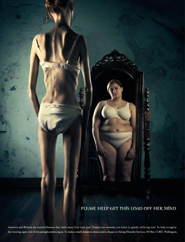 official anorexia mirror poster Ross Brown Geoff Francis