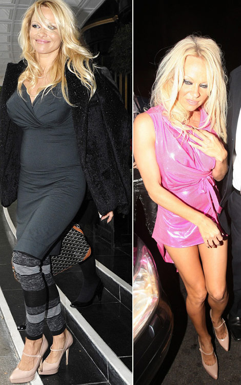 Pamela Anderson Wears The Same Shoes Day And Night