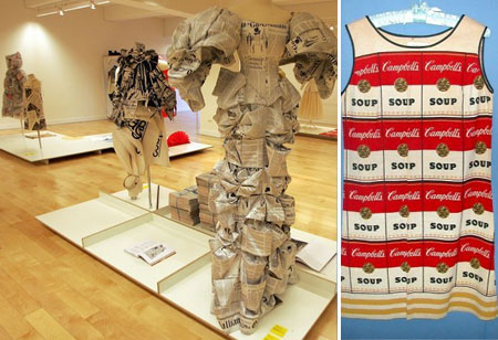 Paper Dress Warhol Campbell Soup