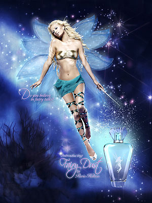 Paris Hilton Fairy Dust perfume Ad print
