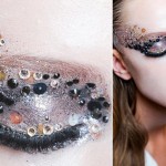 party makeup sequins Dior catwalk