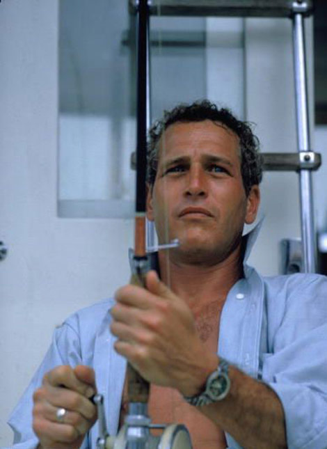 Paul Newman fishing