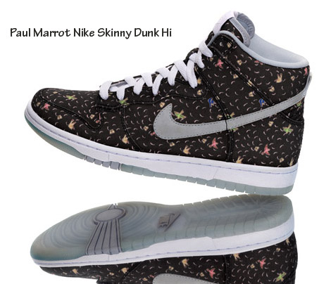 Paule Marrot Nike Skinny Dunk hi black