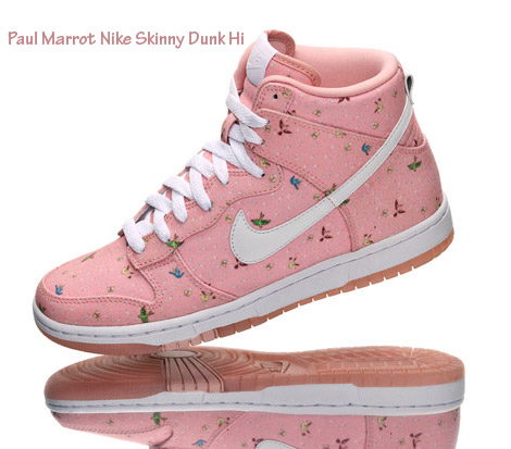 Paule Marrot Nike Skinny Dunk hi pink