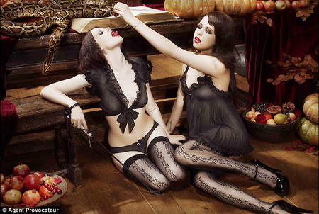 Peaches Geldof Agent Provocateur Season of the Witch Ad Campaign