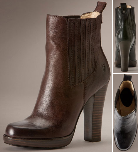 perfect fall booties Frye Donna Chelsea