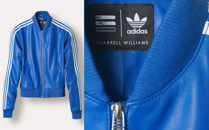 pharrell adidas collection jacket blue
