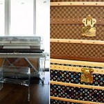 Pharell Williams home Vuitton trunks