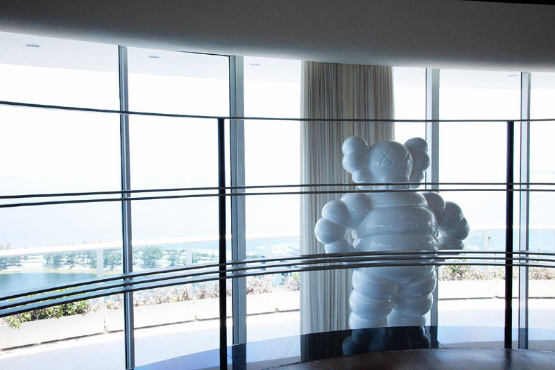 Pharell Williams home giant Kaws