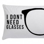 Pilloe message pillows glasses