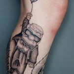 Pixar Up tattoo