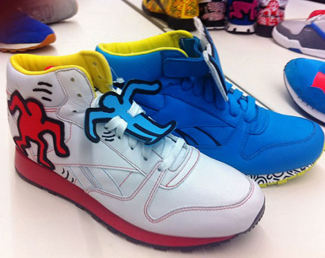 pop sneakers Keith Haring Reebok sneakers