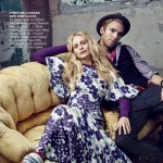 Poppy Delevigne and fiance James Cook in Vogue