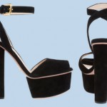 Prada black suede platform sandals Spring Summer 2011
