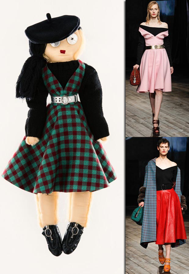Prada doll for Unicef inspired by catwalk collection