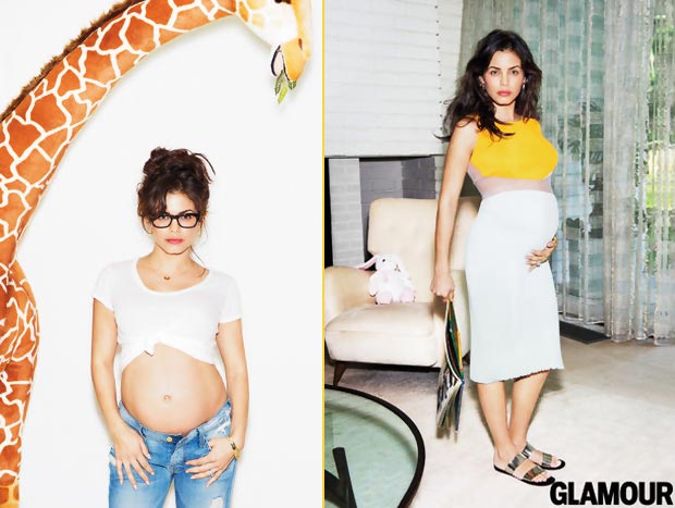 Pregnant Jenna Dewan Glamour magazine May 2013 pictorial