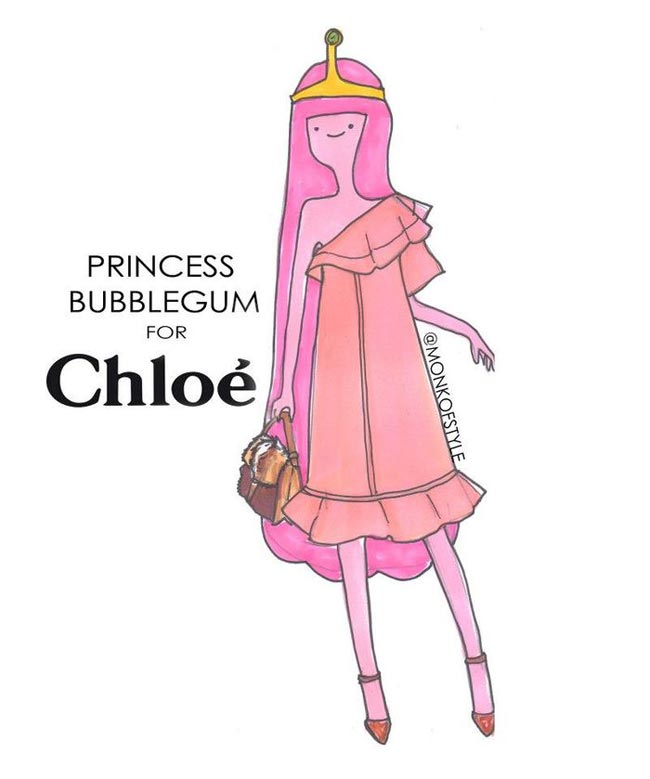 Princess Bubblegum wardrobe update Chloe
