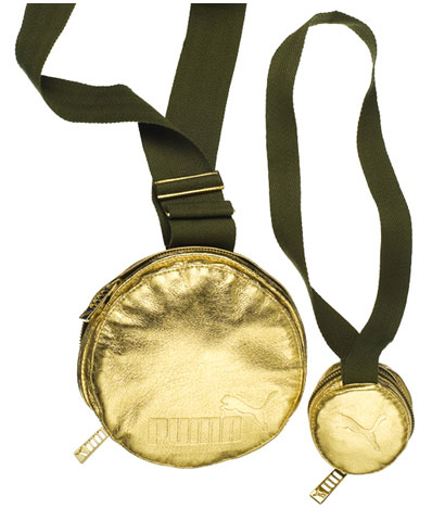 Puma Gold Medallion Bags And Olympic Ring Bags