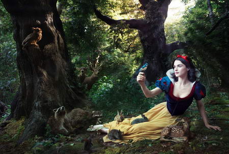 Rachel Weisz Disney Snow White by Annie Leibovitz