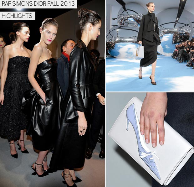 Raf Simons Dior Fall 2013 collection highlights