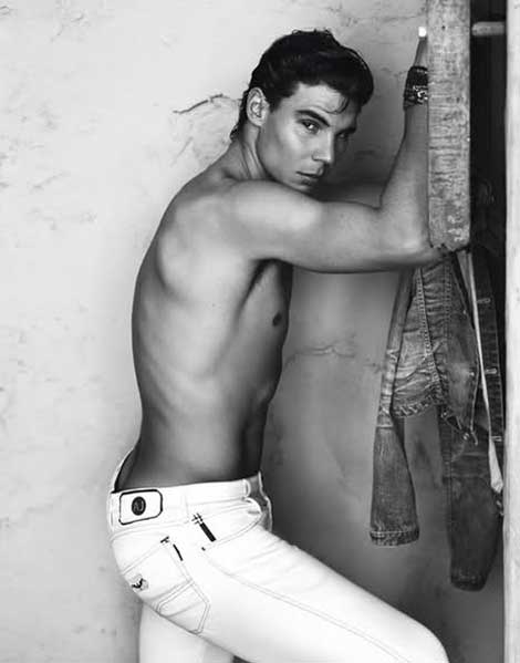 Rafael Nadal Armani Jeans ad campaign
