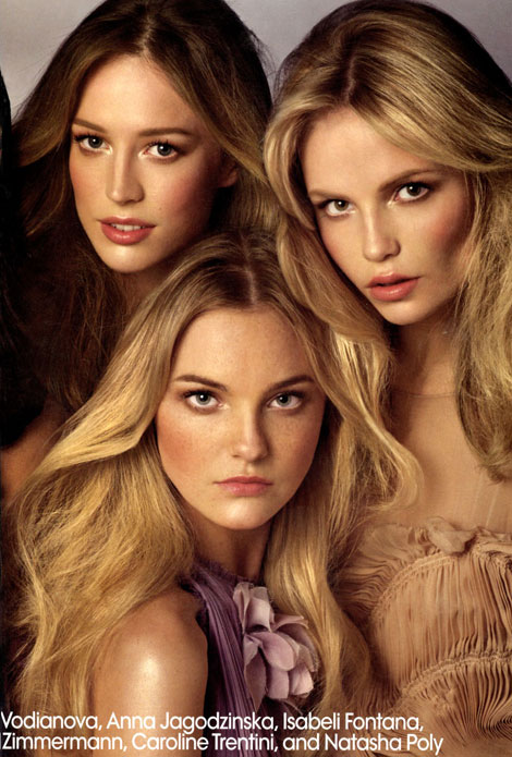 The Faces Of The Moment Cover US Vogue May 2009