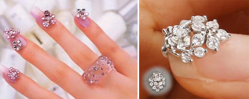 really delicate nails jewelry