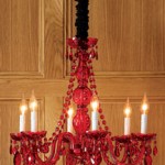 Red Bolero Chandelier Schonbek