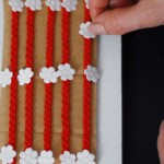 red white spring headbands tutorial step 1