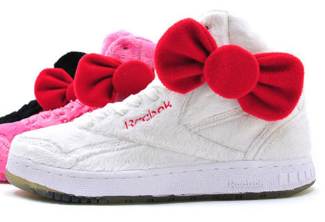 Reebok Hello Kitty Plush Kitty sneakers collection